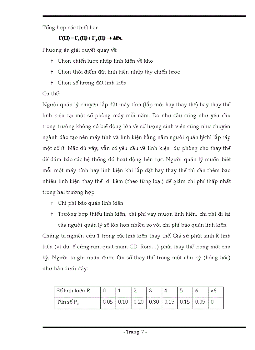 image for page Dự đoán xác xuất hiện hỏng linh kiện và đề xuất phương án quản lý hệ thống máy tính