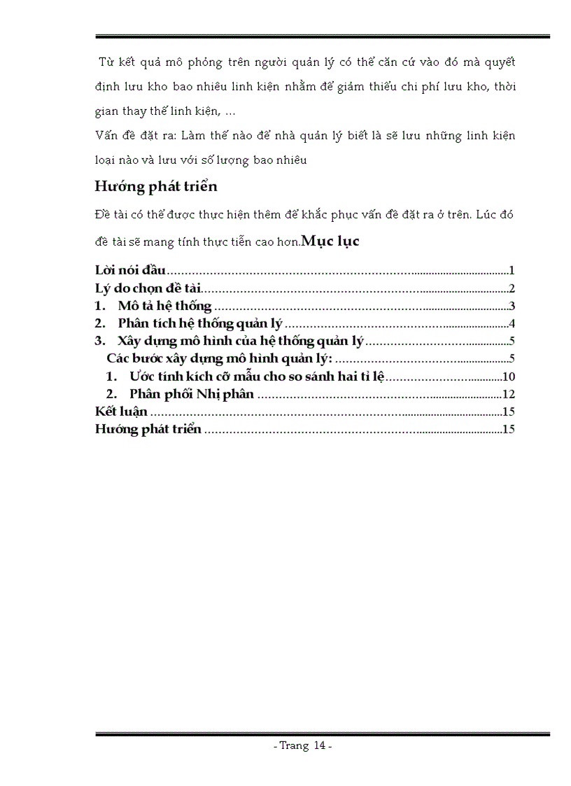 image for page Dự đoán xác xuất hiện hỏng linh kiện và đề xuất phương án quản lý hệ thống máy tính