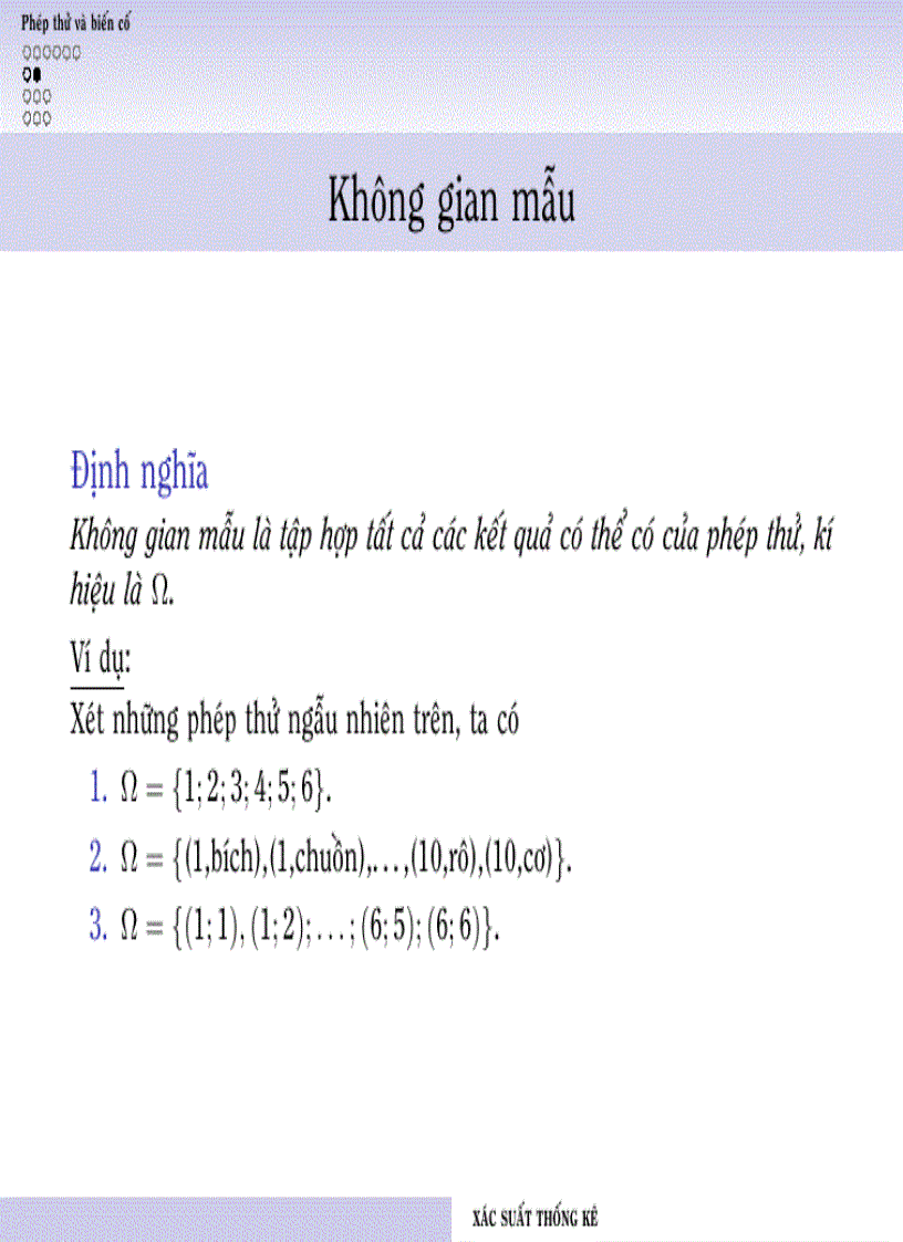 image for page Slide môn xác suất và thồng kê dành cho các ban học chuyên ngành kinh tê