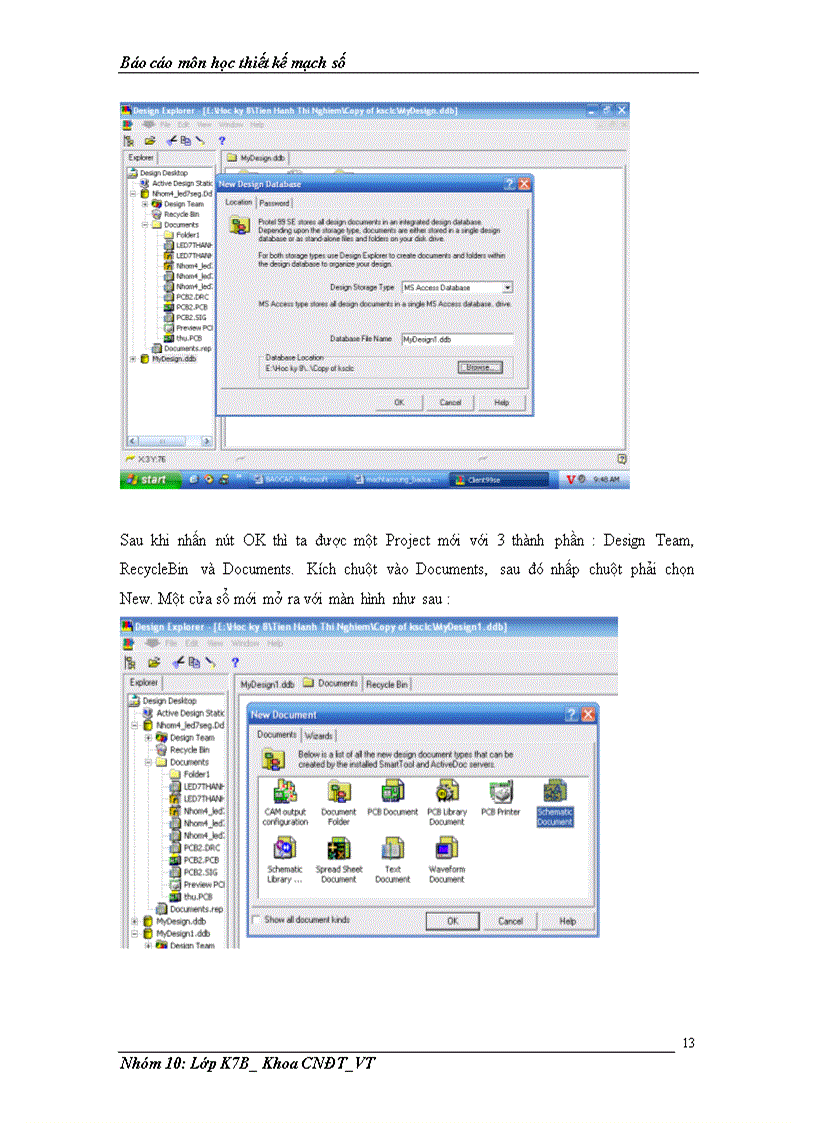image for page Báo cáo môn học Vẽ mạch và thiết kế mạch in hiển thị LED 7 thanh