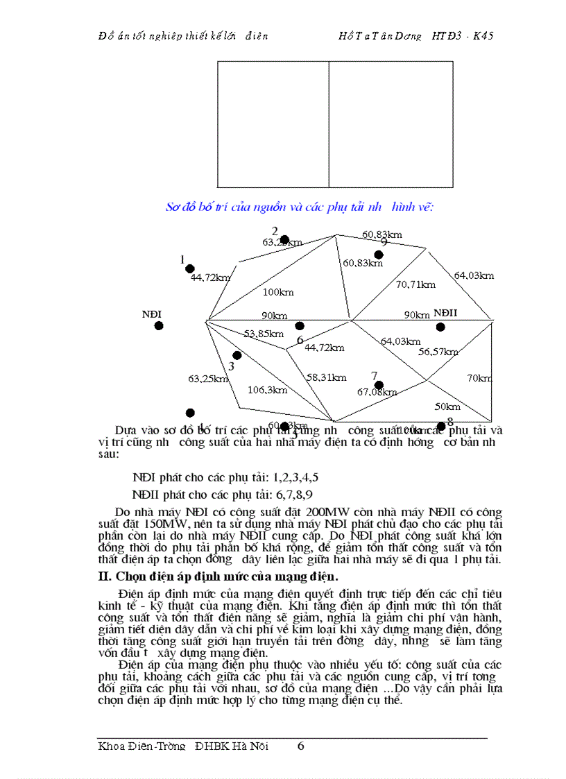Đồ án tốt nghiệp thiết kế lưới điện