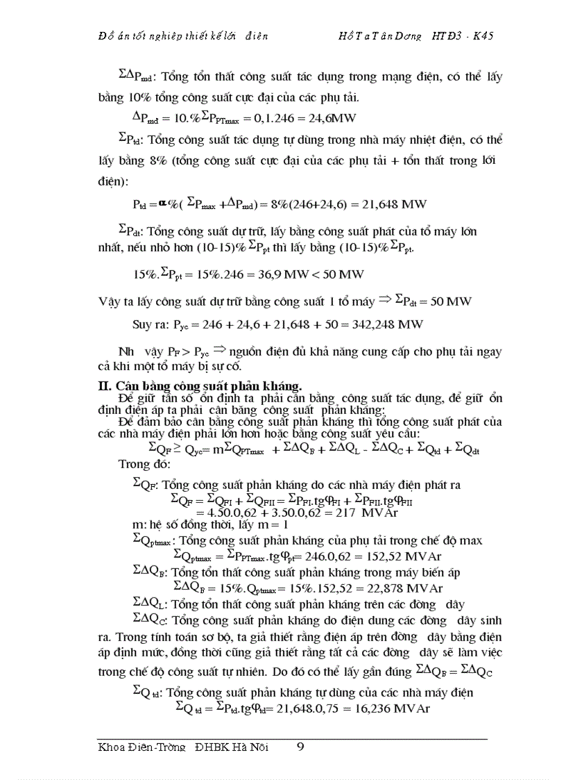 image for page Đồ &#225;n tốt nghiệp thiết kế lưới điện