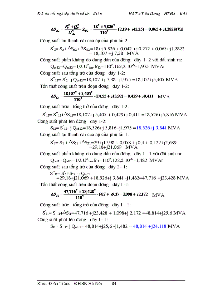 image for page Đồ &#225;n tốt nghiệp thiết kế lưới điện
