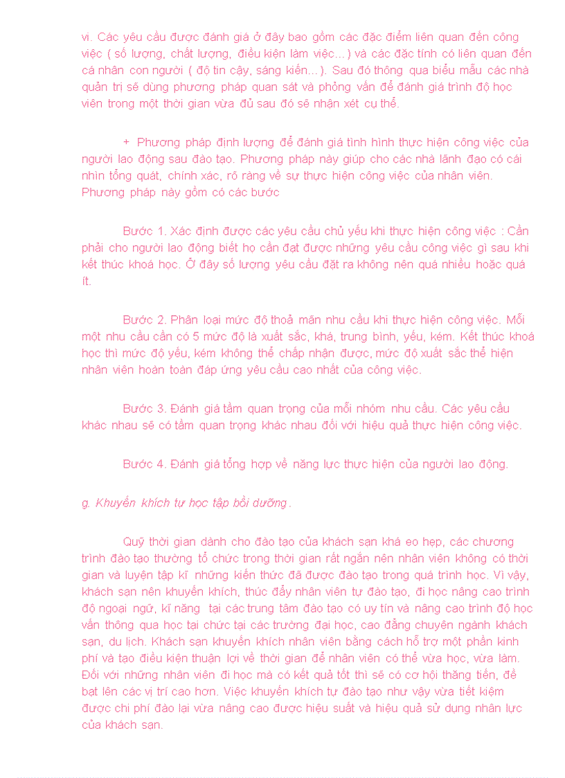 image for page Tăng cường đào tạo và bồi dưỡng nhân lực tại khách sạn Thương Mại