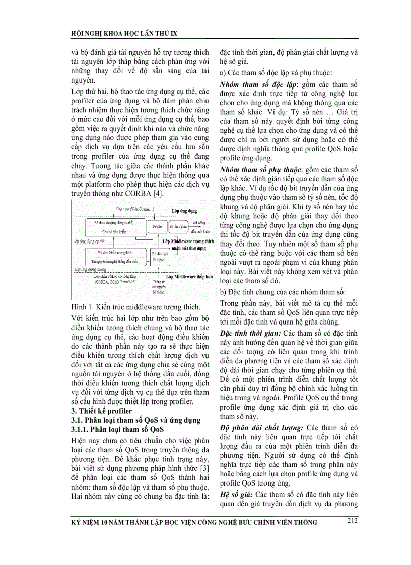image for page Thiết kế profiler trong middleware tương thích QOS theo ứng dụng