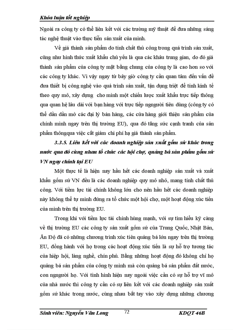 image for page Một số Giải pháp thúc đẩy hoạt động xuất khẩu của công ty TNHH gốm sứ Bát Tràng phomex sang thị trường Châu Âu