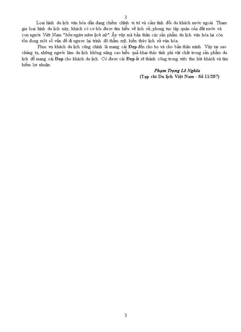 image for page Nâng cao hiệu quả khai thác tính phi vật chất trong sản phẩm du lịch