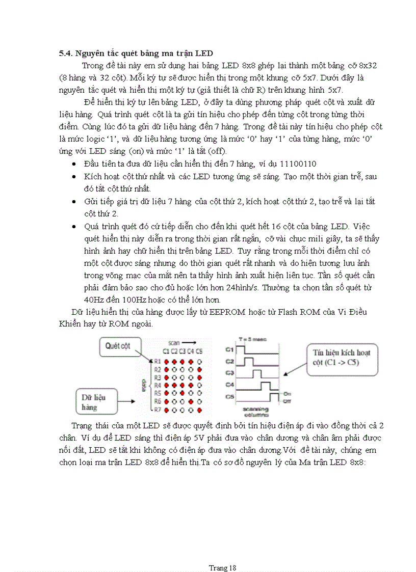 image for page Thiết kế mạch led matrix 8x32 bằng atmega32