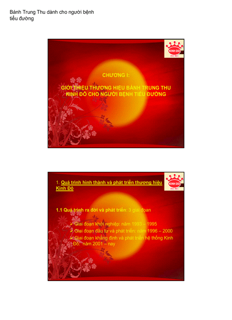 image for page Chiến dịch PR cho sản phẩm Bánh trung thu cho bệnh nhân tiểu đường Kinh Đô