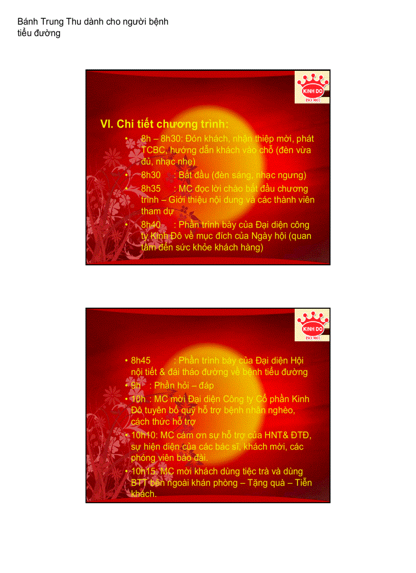 image for page Chiến dịch PR cho sản phẩm Bánh trung thu cho bệnh nhân tiểu đường Kinh Đô