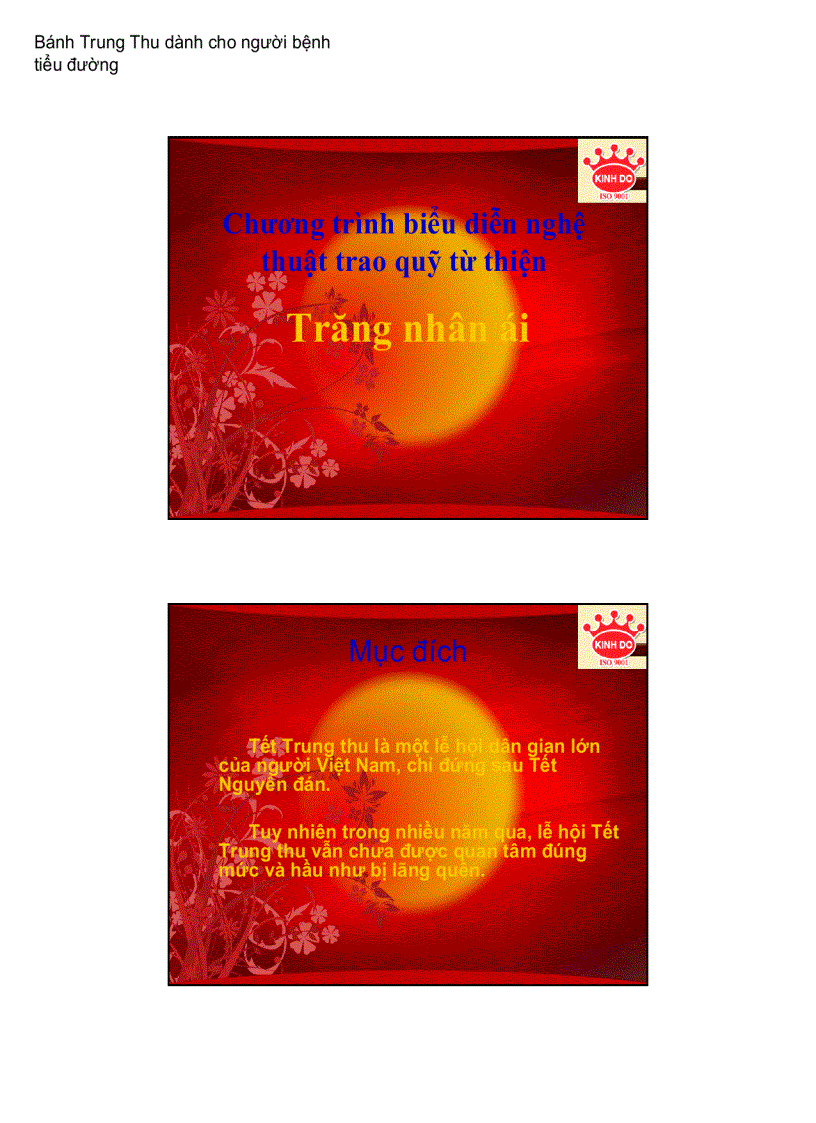 image for page Chiến dịch PR cho sản phẩm Bánh trung thu cho bệnh nhân tiểu đường Kinh Đô