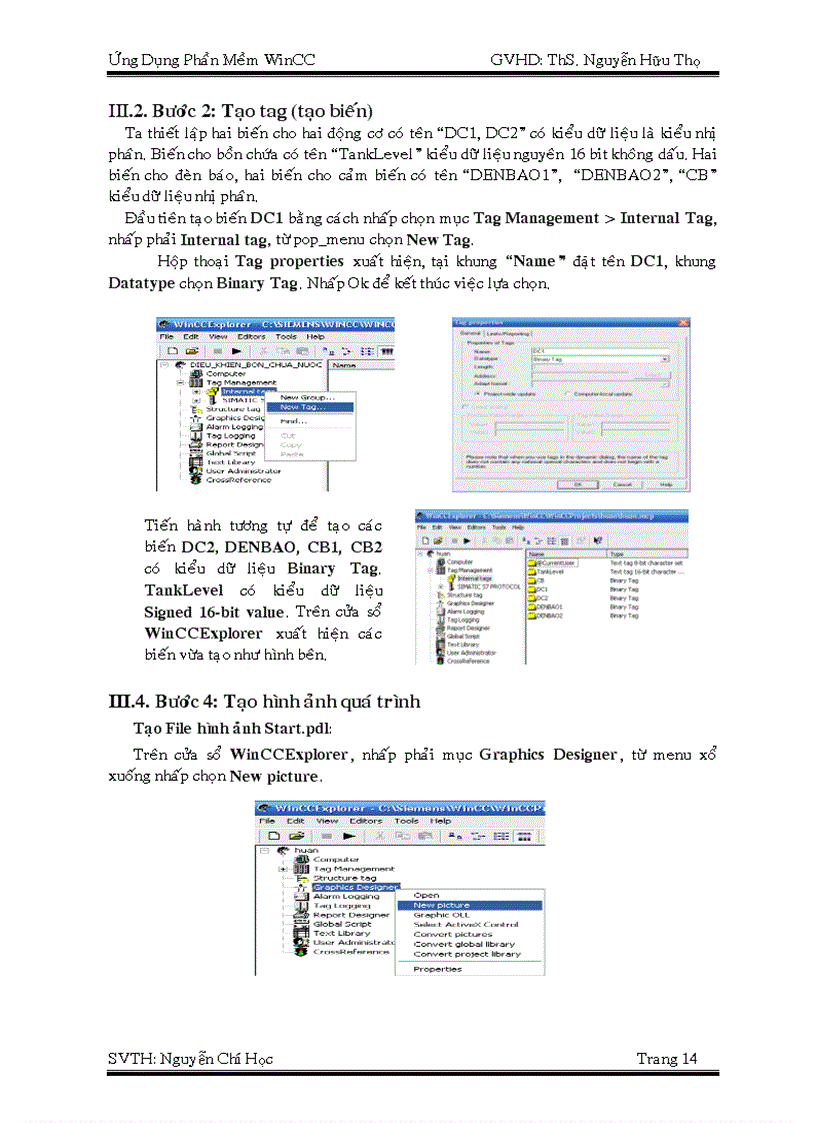 image for page Ứng Dụng Phần Mềm WinCC Điều Khiển Hệ Thống Nước