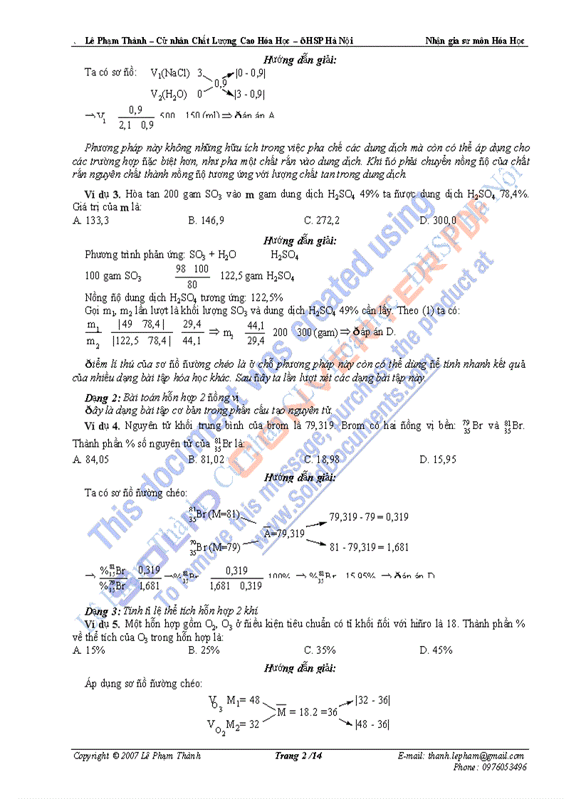 image for page Các phương pháp giúp giải nhanh bài toán hóa học