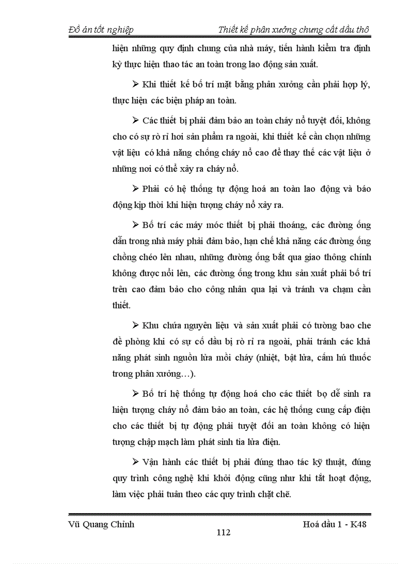 image for page Thiết kế phân xưởng chưng cất dầu thô