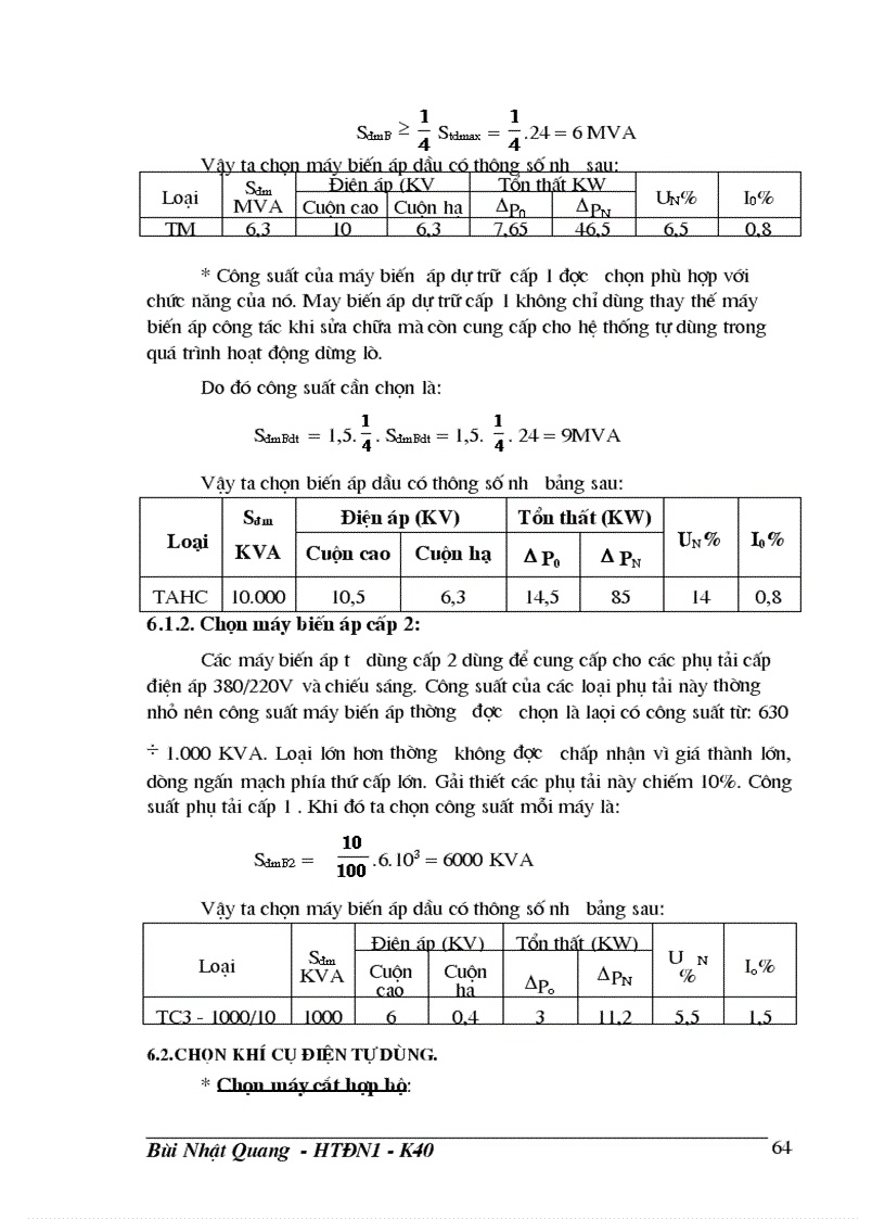 image for page Đồ án thiết kế và tính toán nhà máy điện