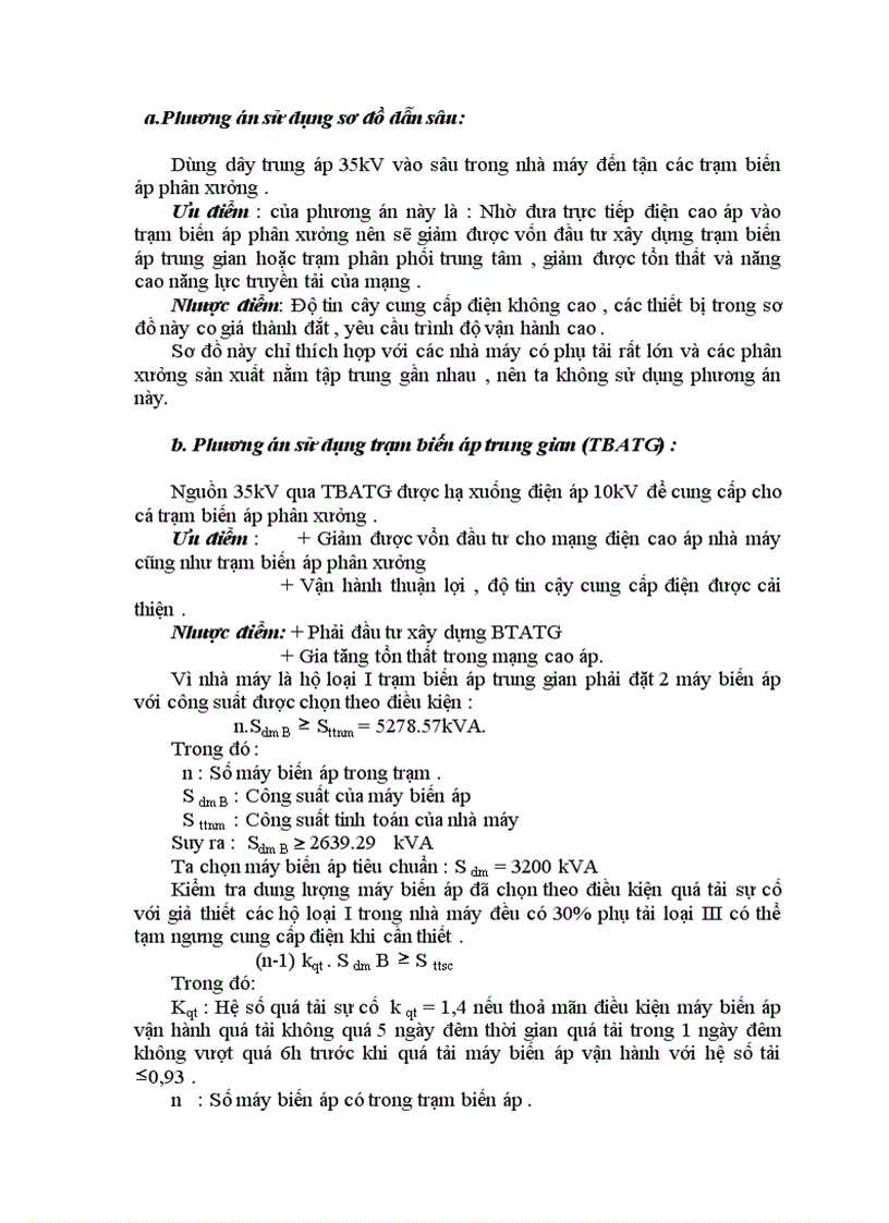 image for page Thiết kế đồ án môn học Thiết kế hệ thống cung cấp điện cho nhà máy chế tạo máy bay