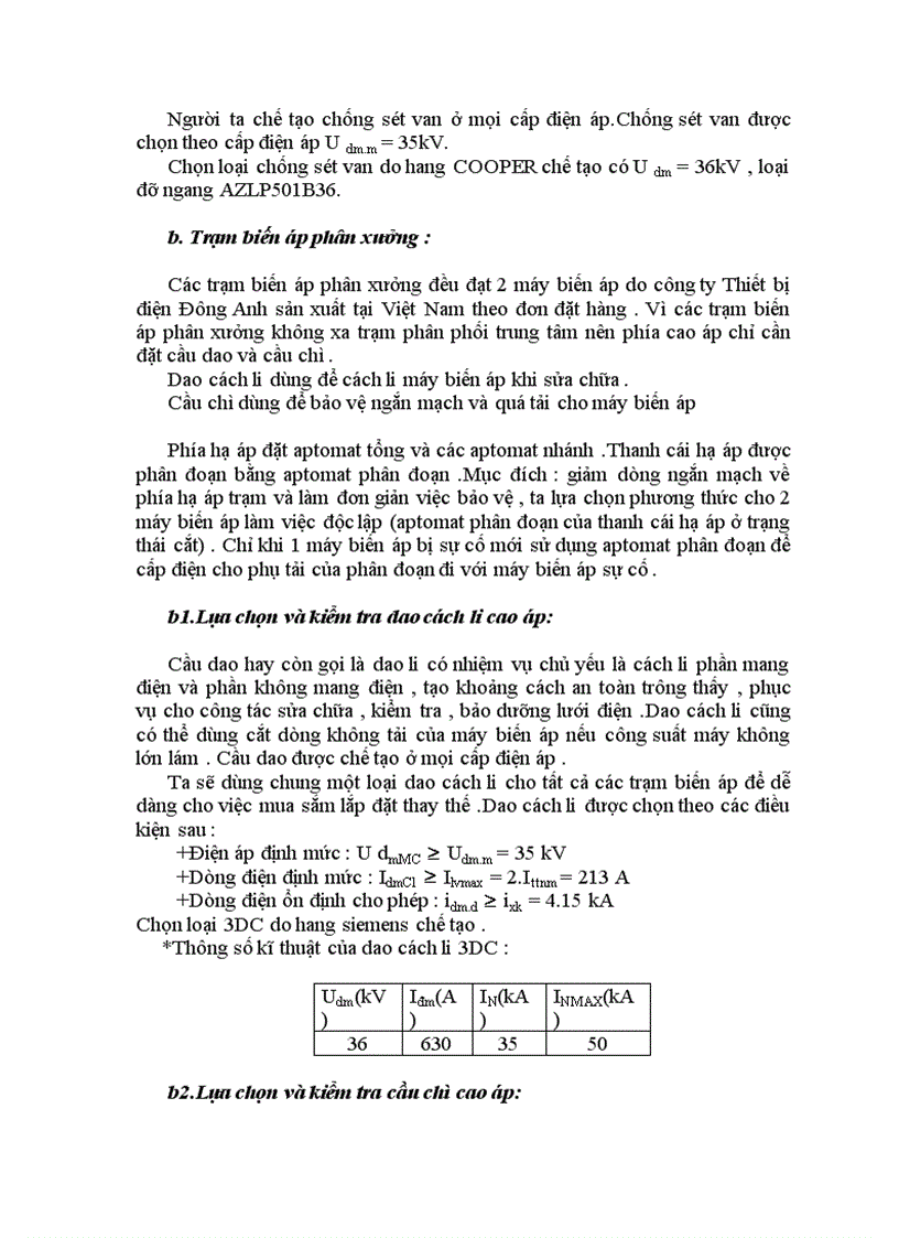 image for page Thiết kế đồ án môn học Thiết kế hệ thống cung cấp điện cho nhà máy chế tạo máy bay