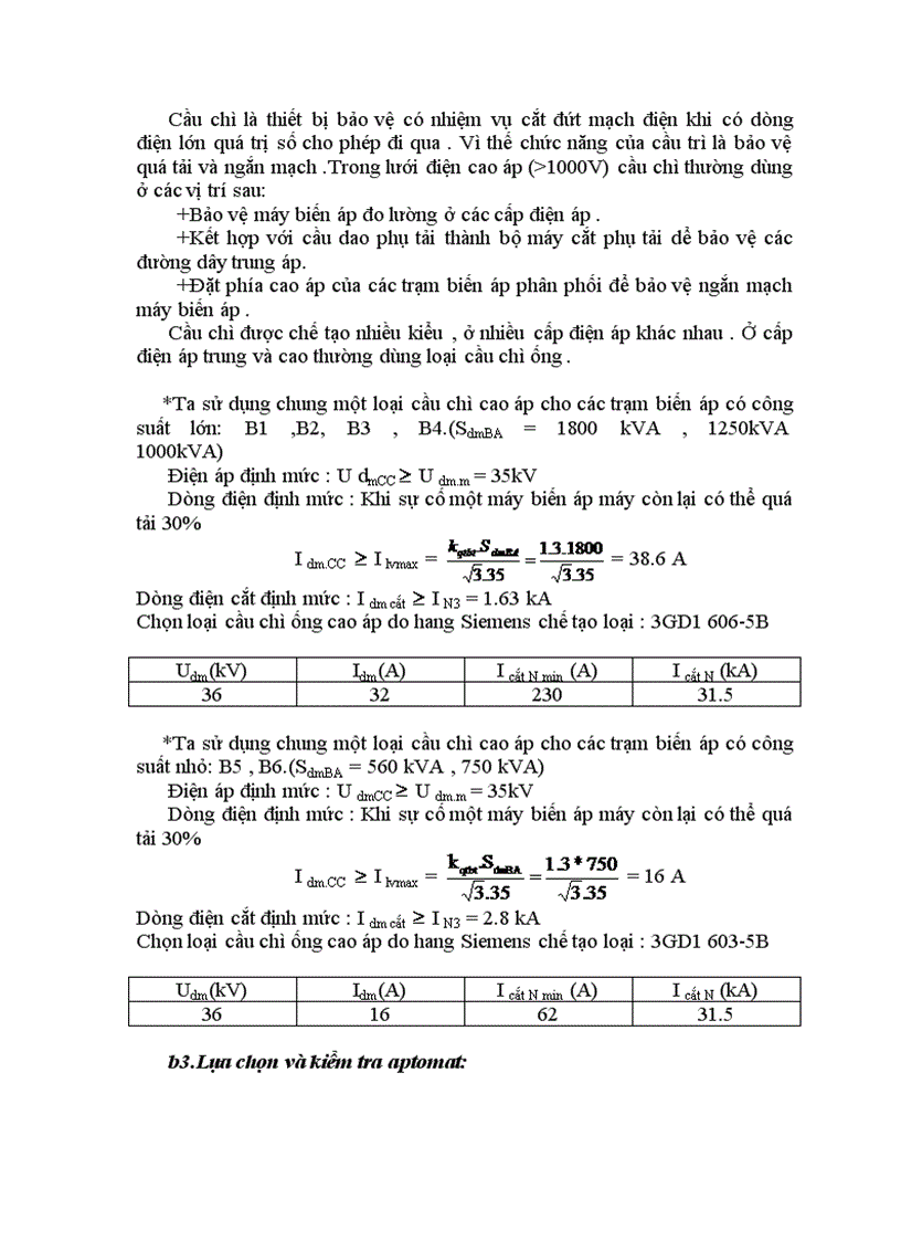 image for page Thiết kế đồ án môn học Thiết kế hệ thống cung cấp điện cho nhà máy chế tạo máy bay