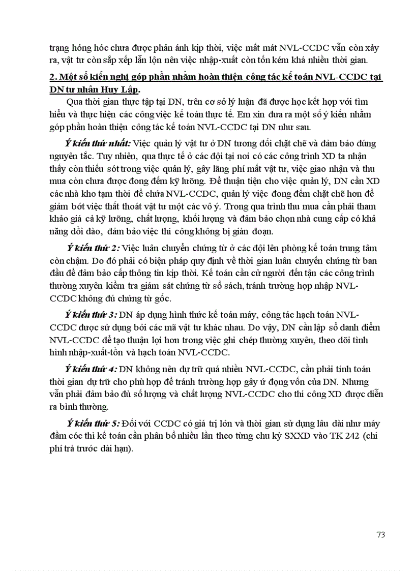 image for page Thực tập kế toán nguyên vật liệu công cụ dụng cụ trong doanh nghiệp xây dựng