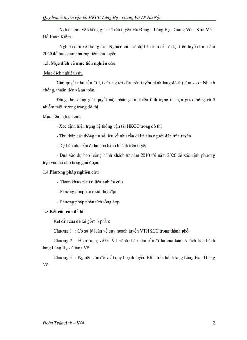 image for page Quy hoạch tuyến VTHKCC Láng Hạ Giảng Võ