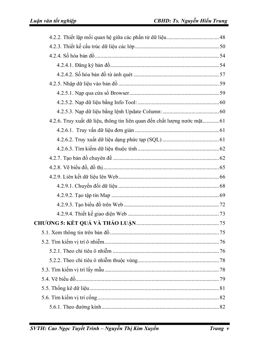 image for page Xây dựng hệ thống cơ sở dữ liệu thông tin địa lý trên máy tính bằng kỹ thuật GIS