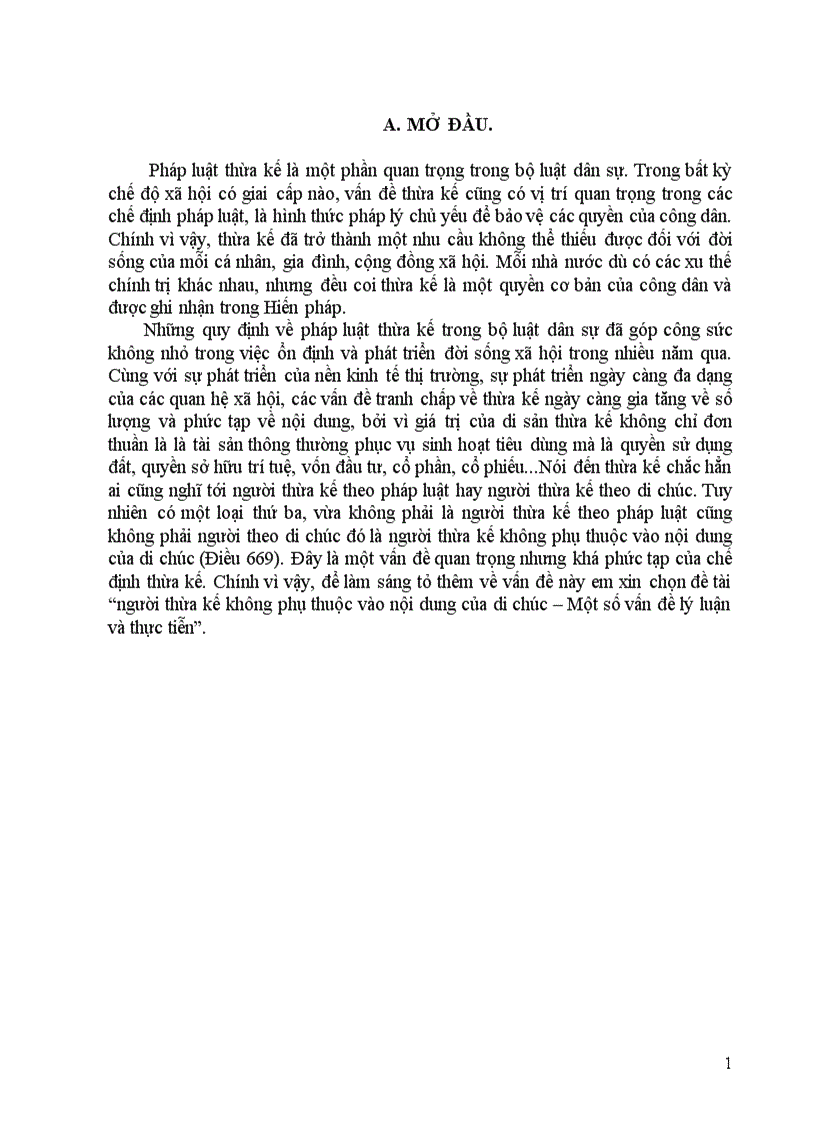 image for page Người thừa kế không phụ thuộc vào nội dung của di chúc Một số vấn đề lý luận và thực tiễn