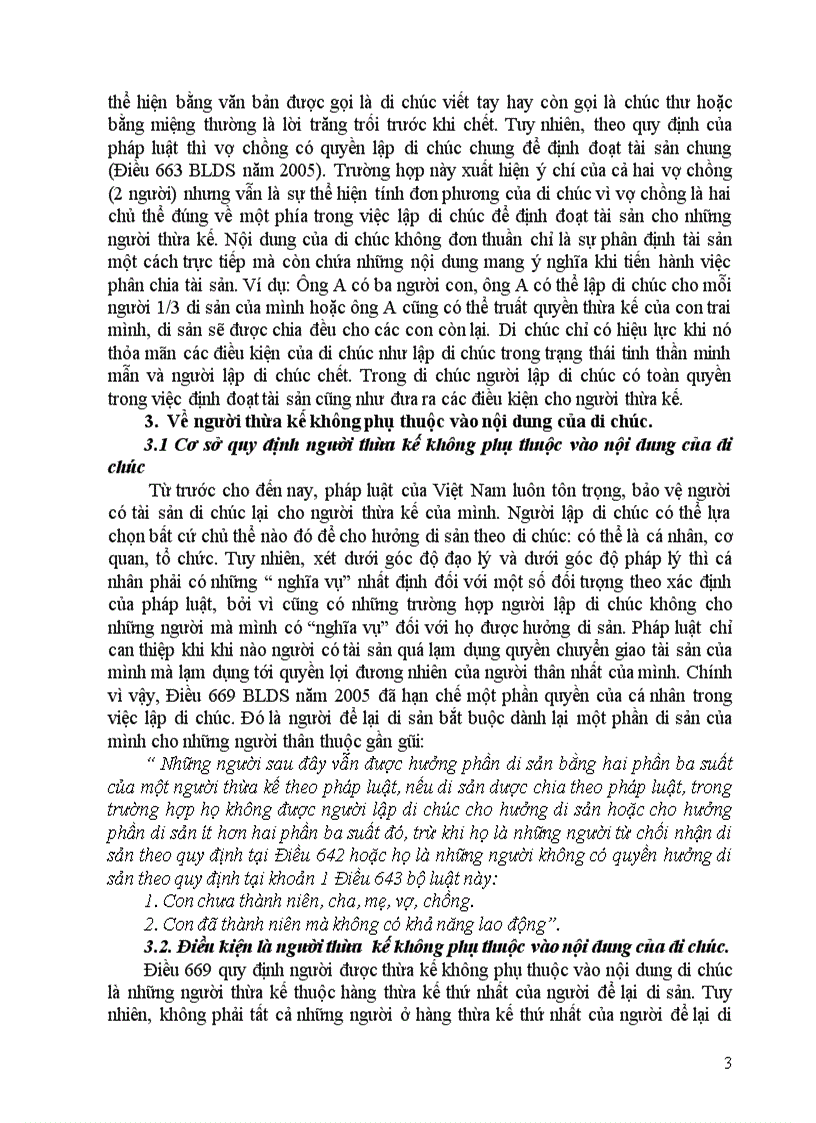 image for page Người thừa kế không phụ thuộc vào nội dung của di chúc Một số vấn đề lý luận và thực tiễn