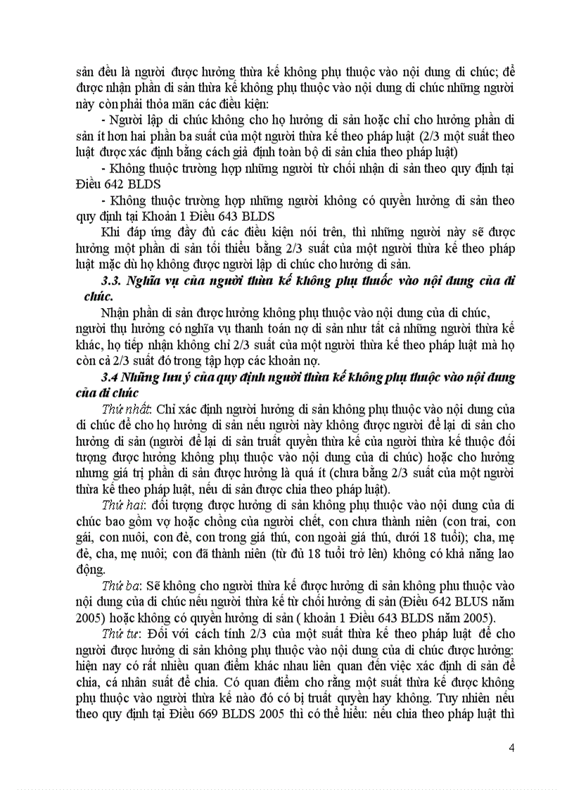 image for page Người thừa kế không phụ thuộc vào nội dung của di chúc Một số vấn đề lý luận và thực tiễn