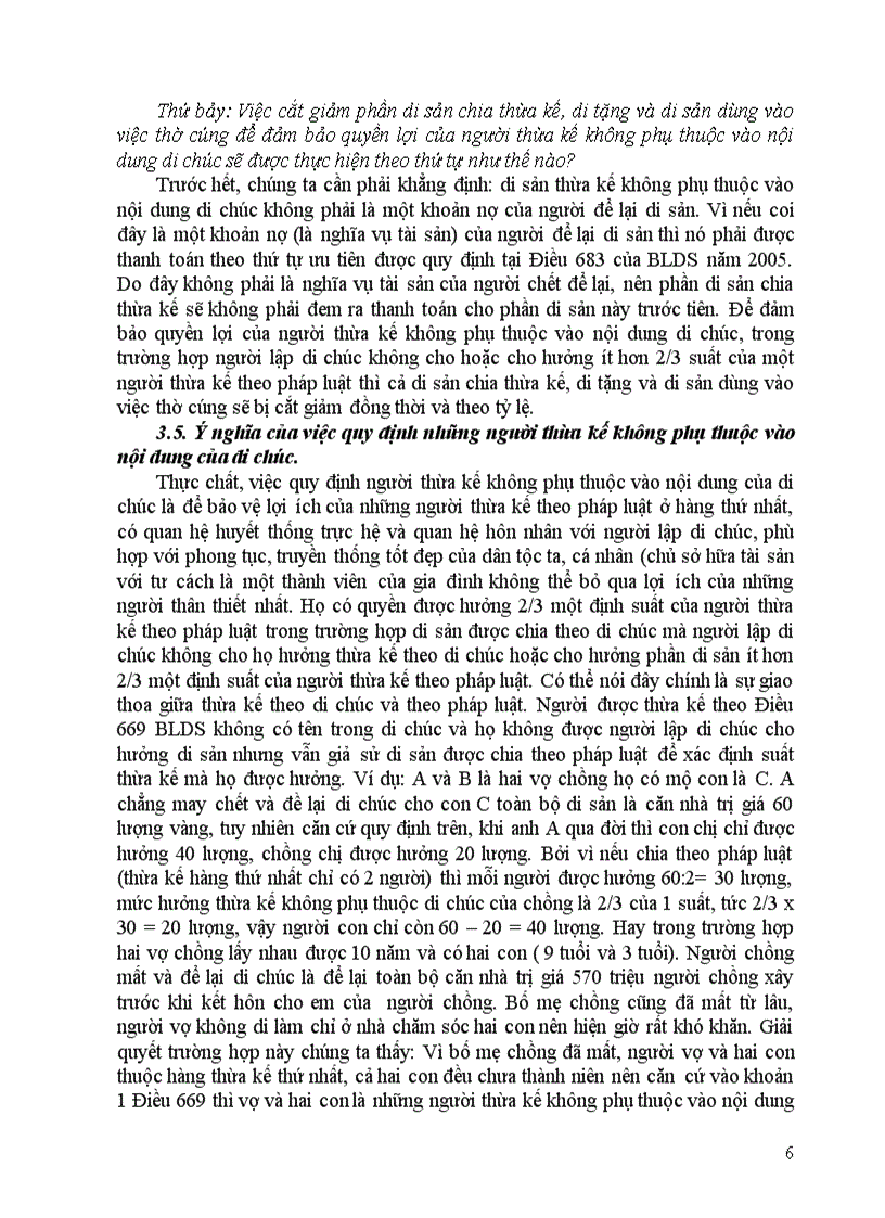 image for page Người thừa kế không phụ thuộc vào nội dung của di chúc Một số vấn đề lý luận và thực tiễn