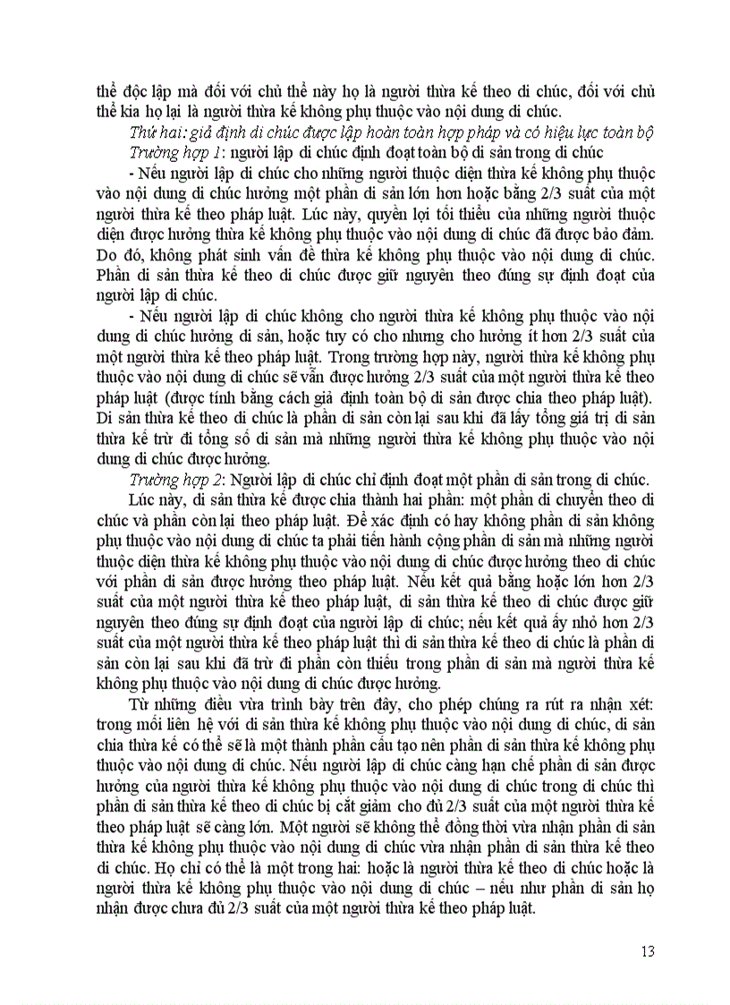 image for page Người thừa kế không phụ thuộc vào nội dung của di chúc Một số vấn đề lý luận và thực tiễn