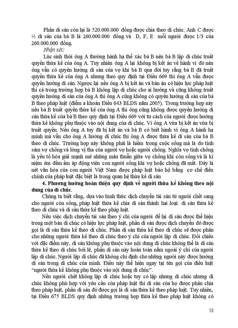 image for page Người thừa kế không phụ thuộc vào nội dung của di chúc Một số vấn đề lý luận và thực tiễn