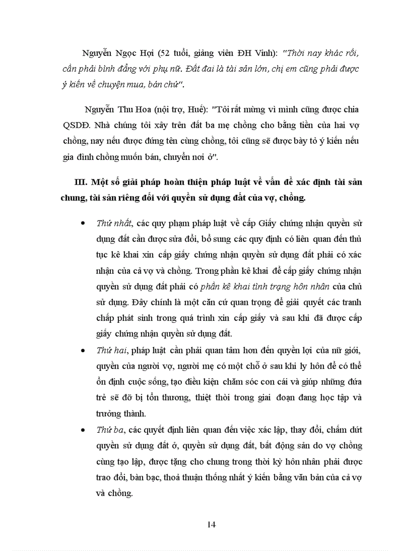 image for page Xác định tài sản chung tài sản riêng đối với quyền sử dụng đất của vợ chồng