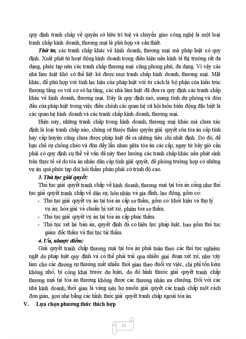 image for page Khái quát về các phương thức giải quyết tranh chấp thương mại theo quy định của pháp luật hiện hành