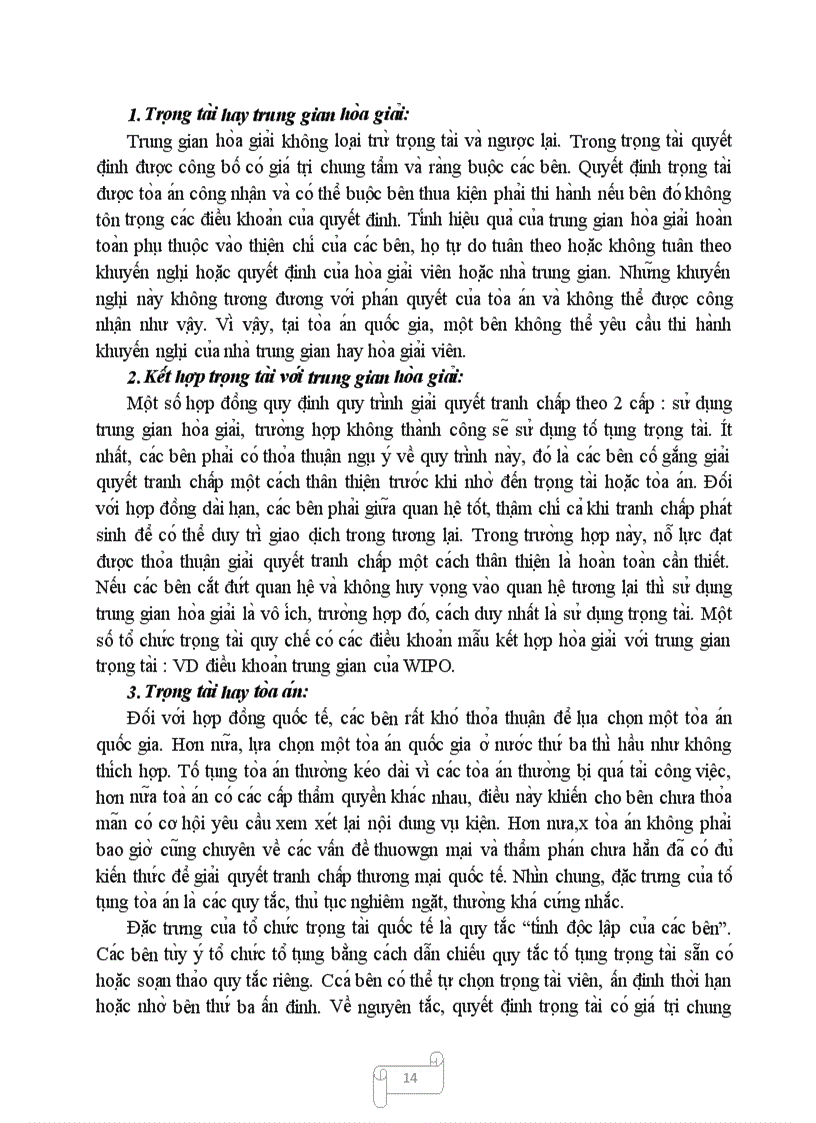 image for page Khái quát về các phương thức giải quyết tranh chấp thương mại theo quy định của pháp luật hiện hành