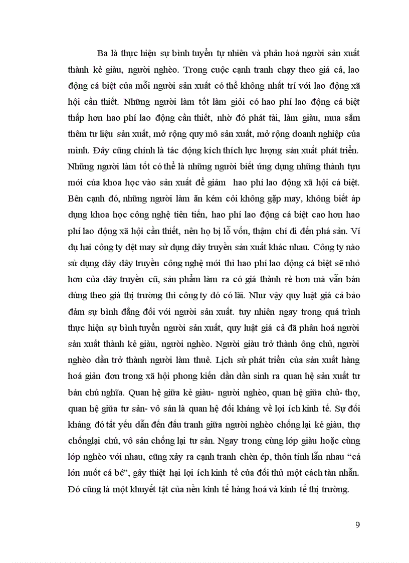 image for page Lý luận giá cả của Mác và sự vận dụng vào Việt Nam hiện nay