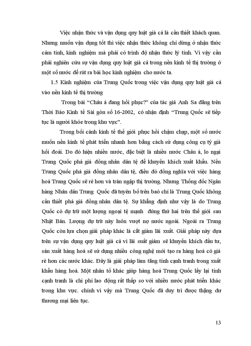 image for page Lý luận giá cả của Mác và sự vận dụng vào Việt Nam hiện nay