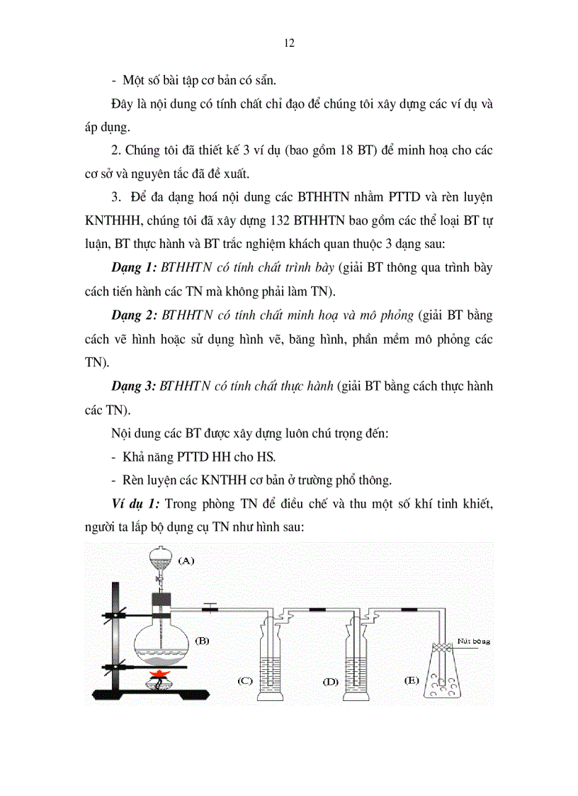 image for page Phát triển tư duy và rèn luyện kiến thức kĩ năng thực hành hoá học cho học sinh trung học phổ thông qua các bài tập hoá học thực nghiệm