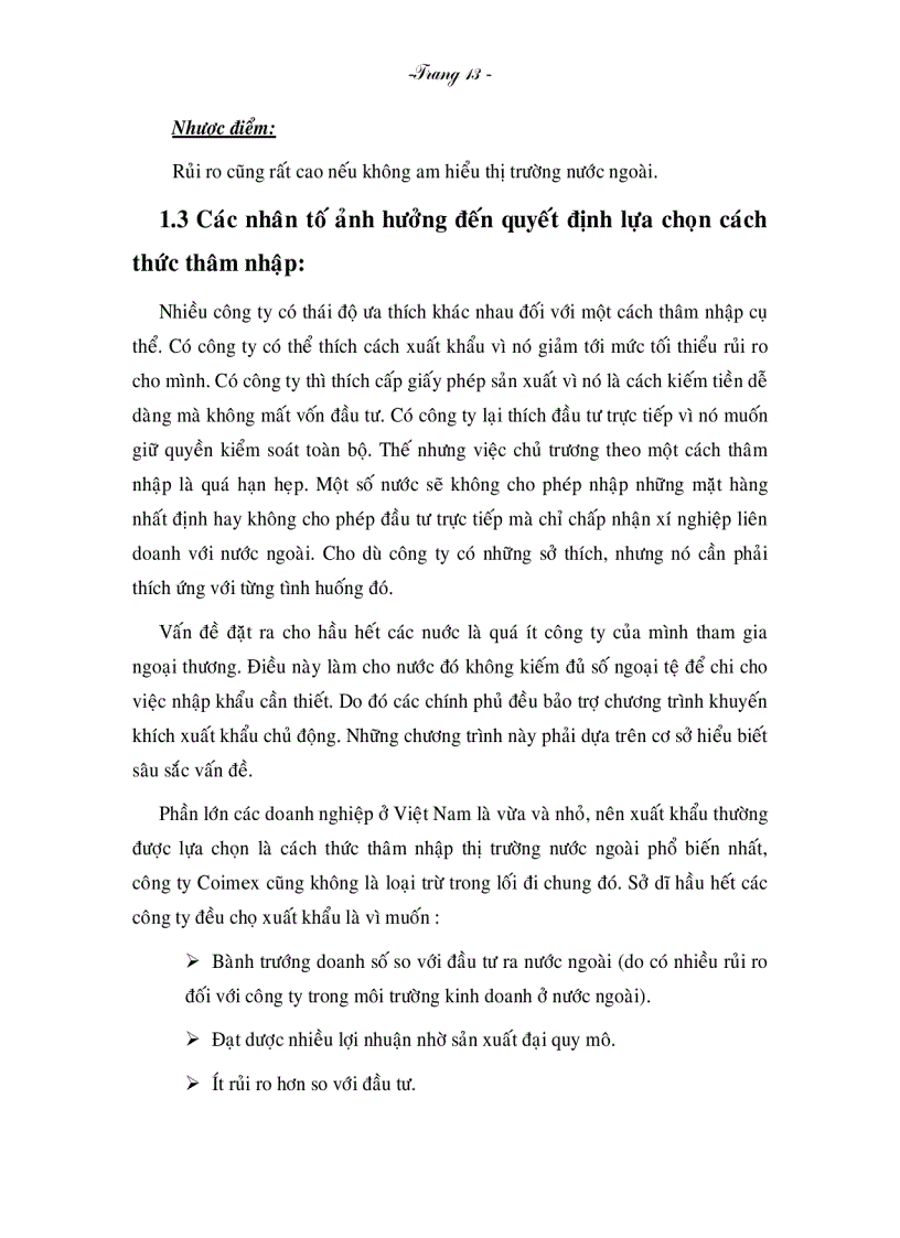 image for page Đề tài tốt nghiệp Chiến lược thâm nhập mặc hàng surimi và mô phỏng surimi sang các thị trường của công ty conimex