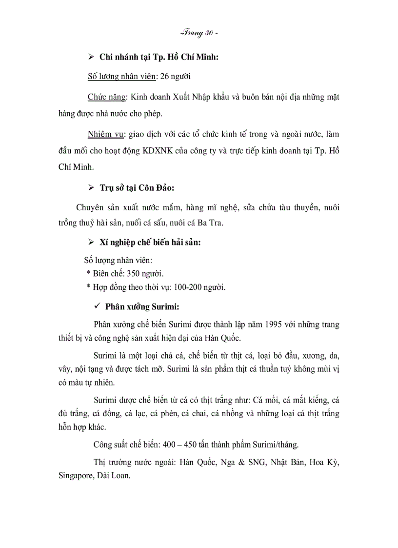 image for page Đề tài tốt nghiệp Chiến lược thâm nhập mặc hàng surimi và mô phỏng surimi sang các thị trường của công ty conimex