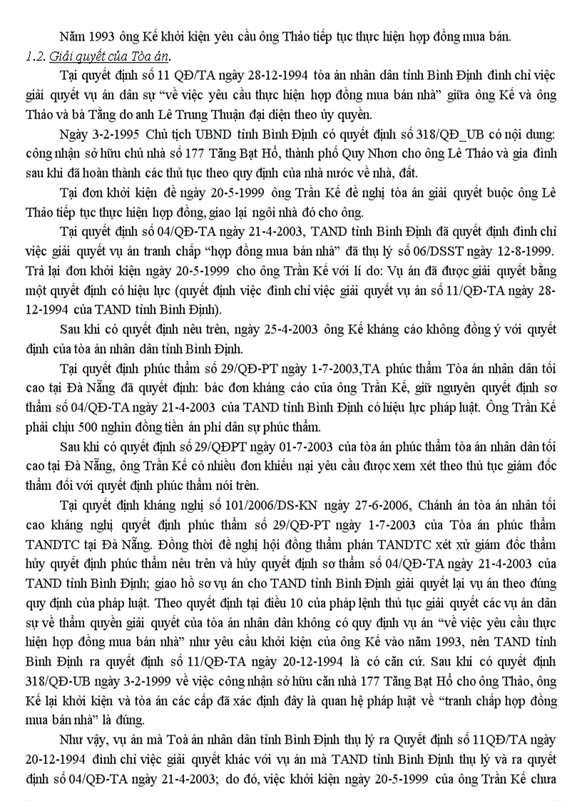 image for page Tìm hiểu ba vụ việc có tranh chấp về hợp đồng mua bán nhà ở