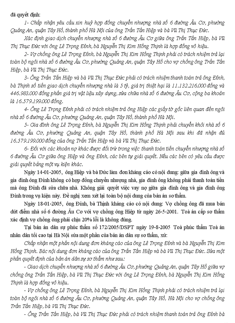 image for page Tìm hiểu ba vụ việc có tranh chấp về hợp đồng mua bán nhà ở