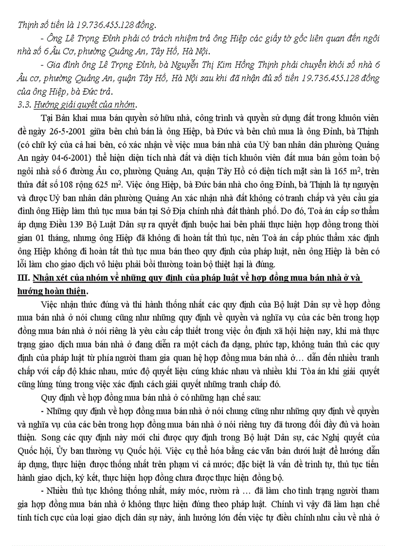 image for page Tìm hiểu ba vụ việc có tranh chấp về hợp đồng mua bán nhà ở