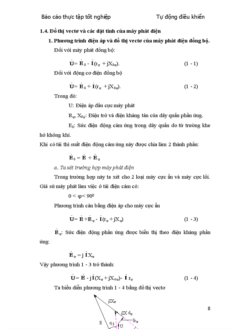 image for page Hệ thống tự kích và tự ổn định điện áp của máy phát điện
