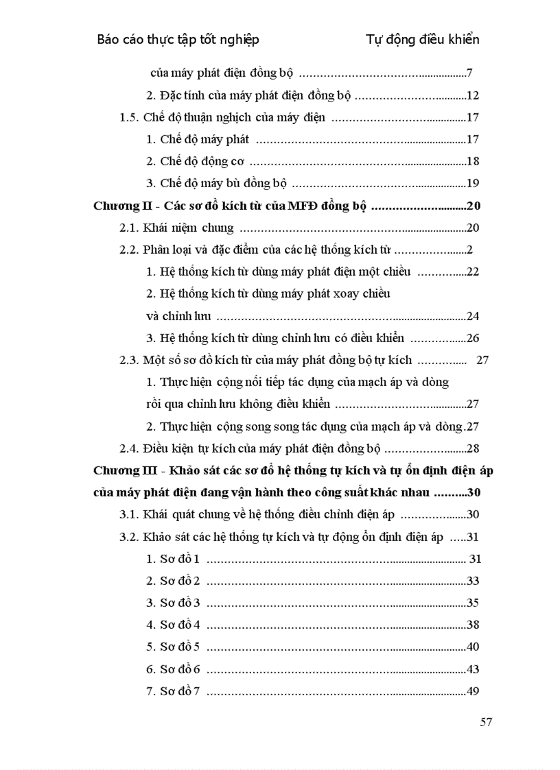 image for page Hệ thống tự kích và tự ổn định điện áp của máy phát điện