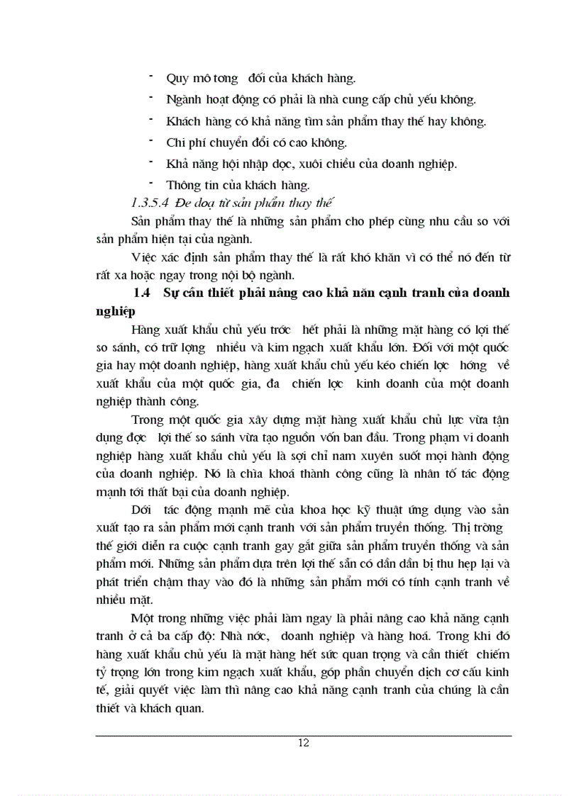 image for page Những giải pháp nâng cao khả năng cạnh tranh của một số mặt hàng xuất khẩu chủ yếu ở Công ty TNHH Trần Hiếu