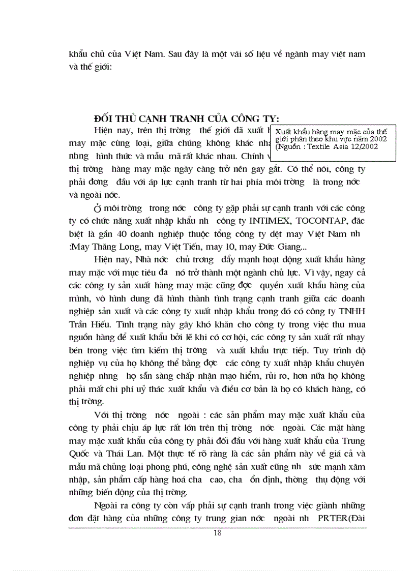 image for page Những giải pháp nâng cao khả năng cạnh tranh của một số mặt hàng xuất khẩu chủ yếu ở Công ty TNHH Trần Hiếu