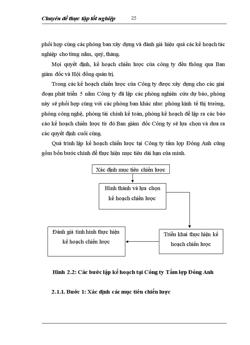 image for page Hoàn thiện công tác lập kế hoạch chiến lược tại Công ty cổ phần Tấm lợp Đông Anh