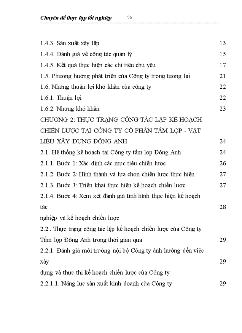 image for page Hoàn thiện công tác lập kế hoạch chiến lược tại Công ty cổ phần Tấm lợp Đông Anh