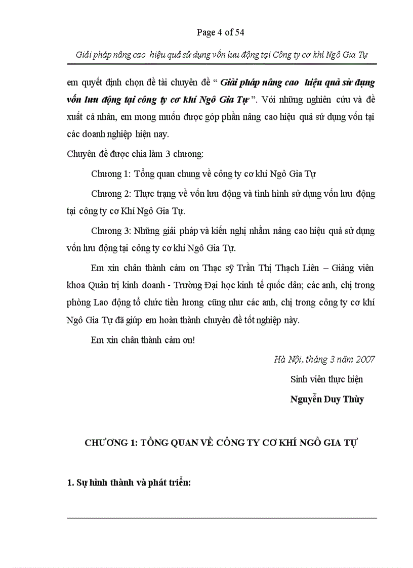 image for page Giải pháp nâng cao hiệu quả sử dụng vốn lưu động tại công ty cơ khí Ngô Gia Tự