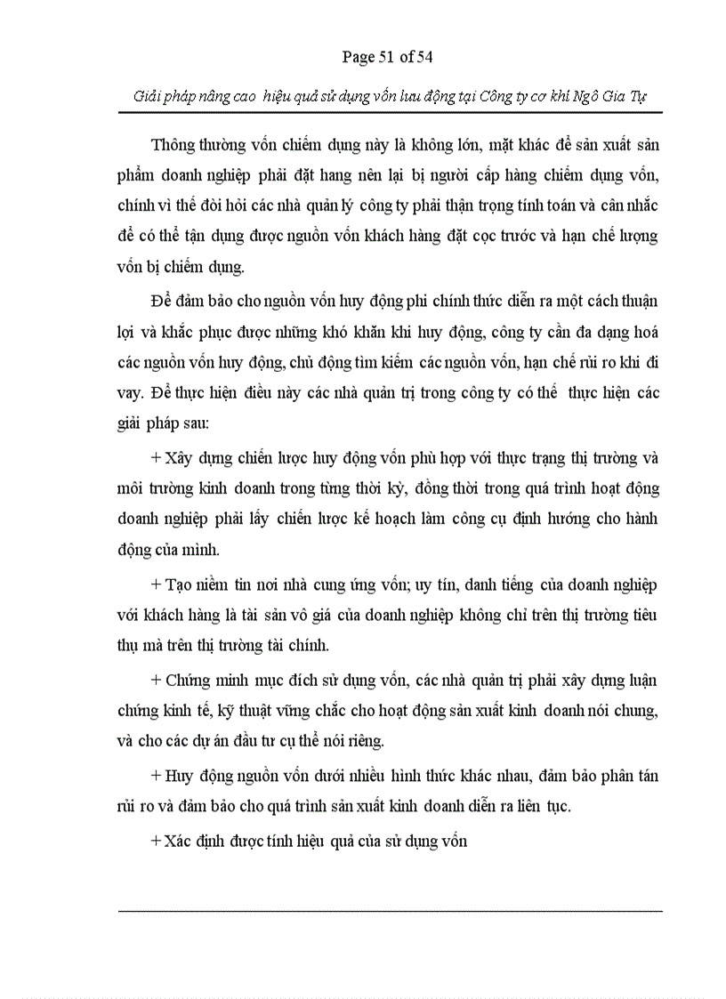 image for page Giải pháp nâng cao hiệu quả sử dụng vốn lưu động tại công ty cơ khí Ngô Gia Tự
